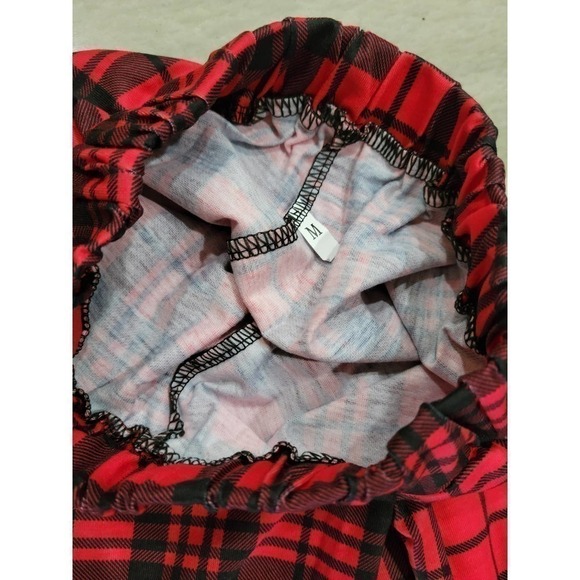 Christmas Pajama Set Black Reindeer Kids Size 4/6 NWT - Picture 6 of 8